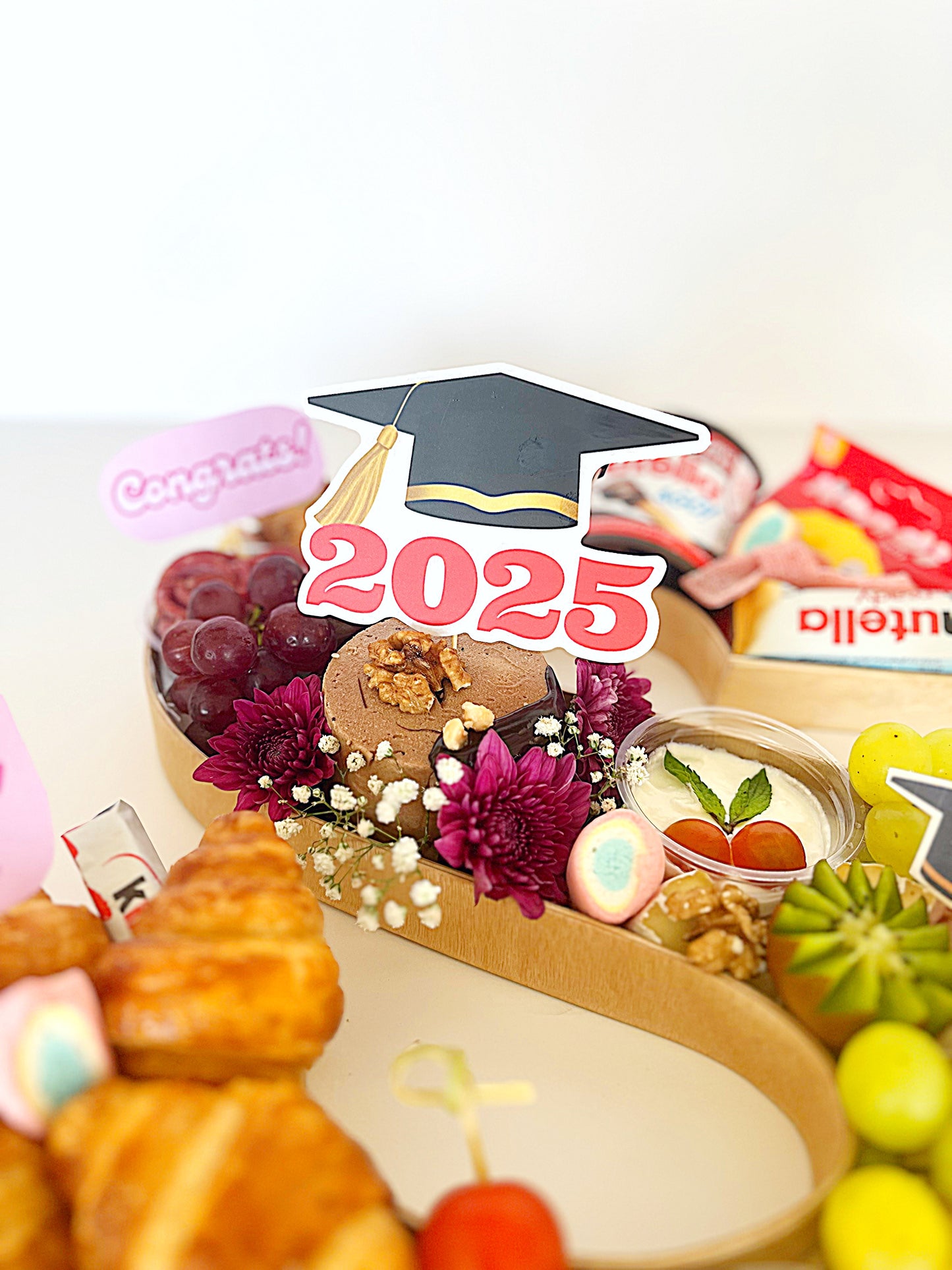 Letterlicious graduation tray