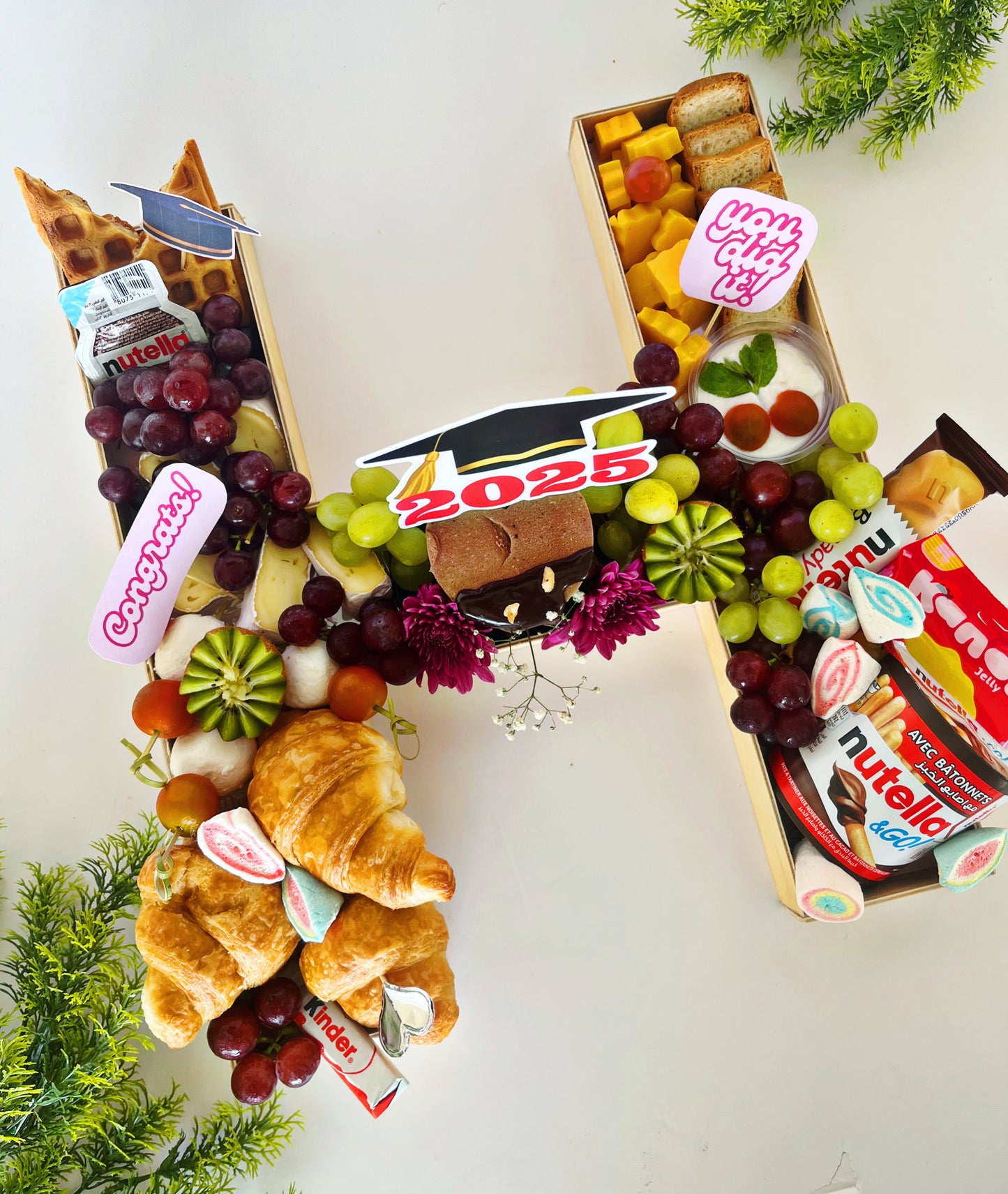 Letterlicious graduation tray