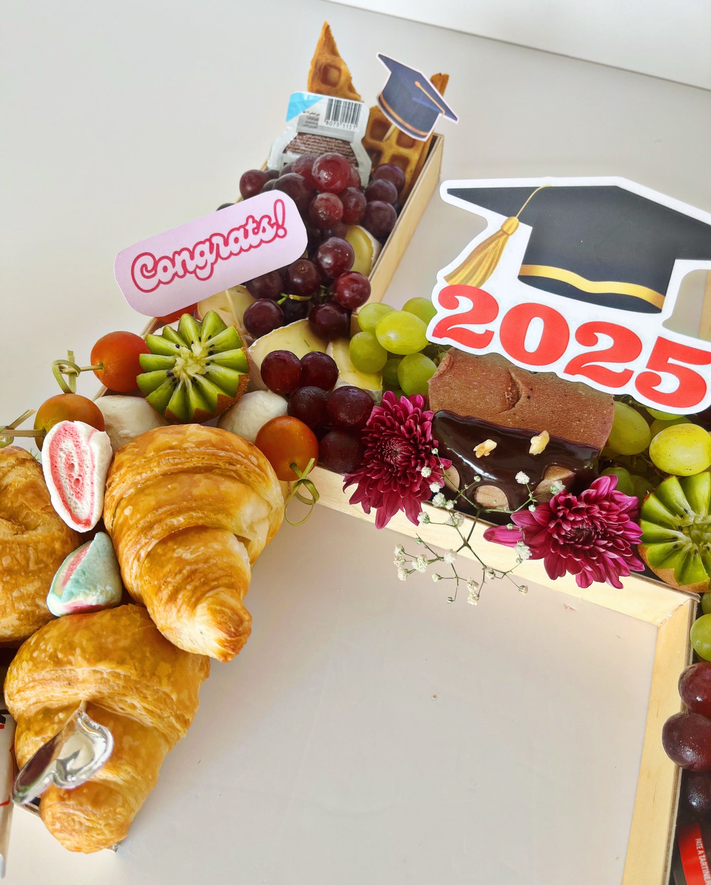 Letterlicious graduation tray