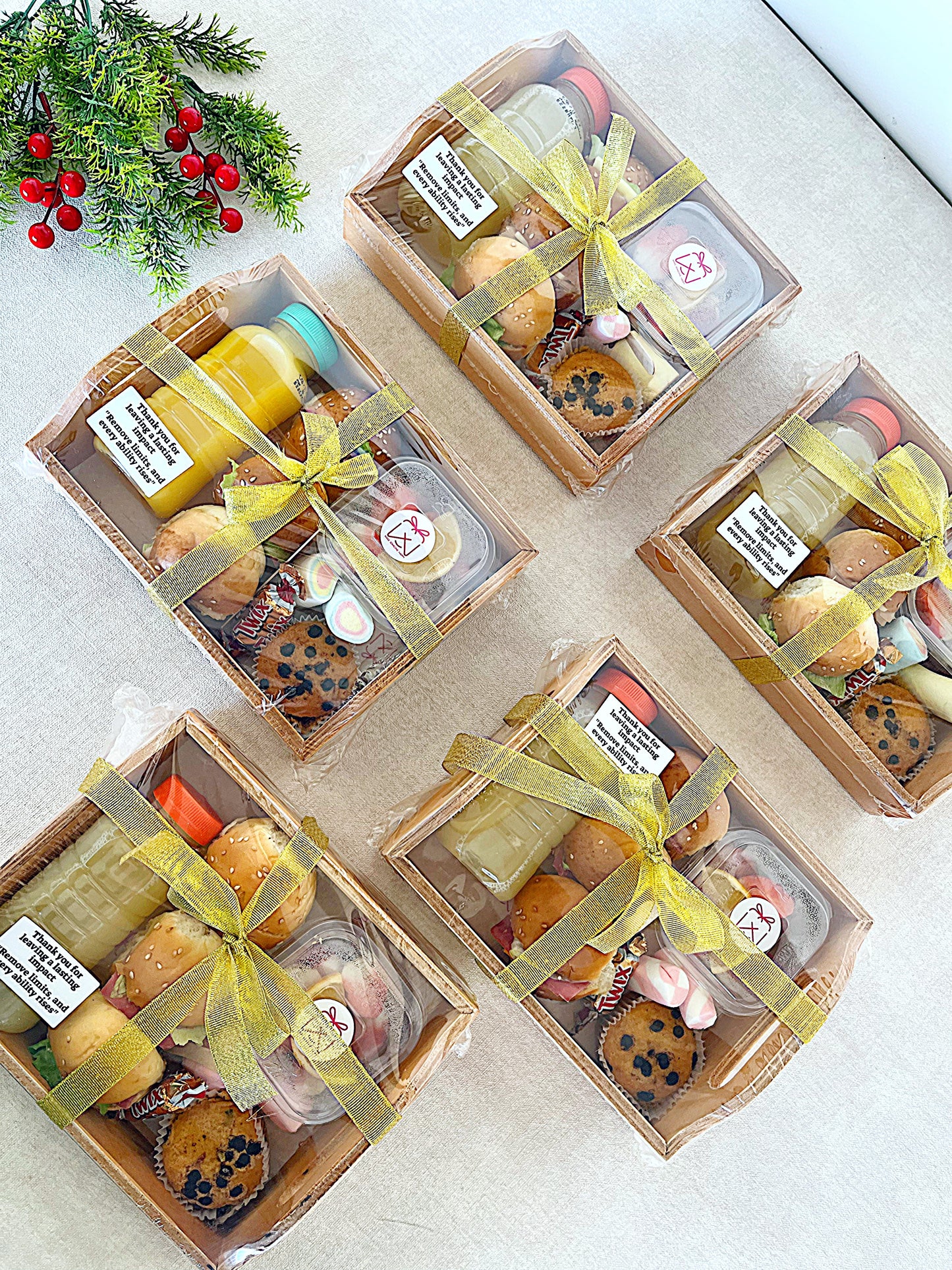 Business breakfast tray for meetings and events New year gifts