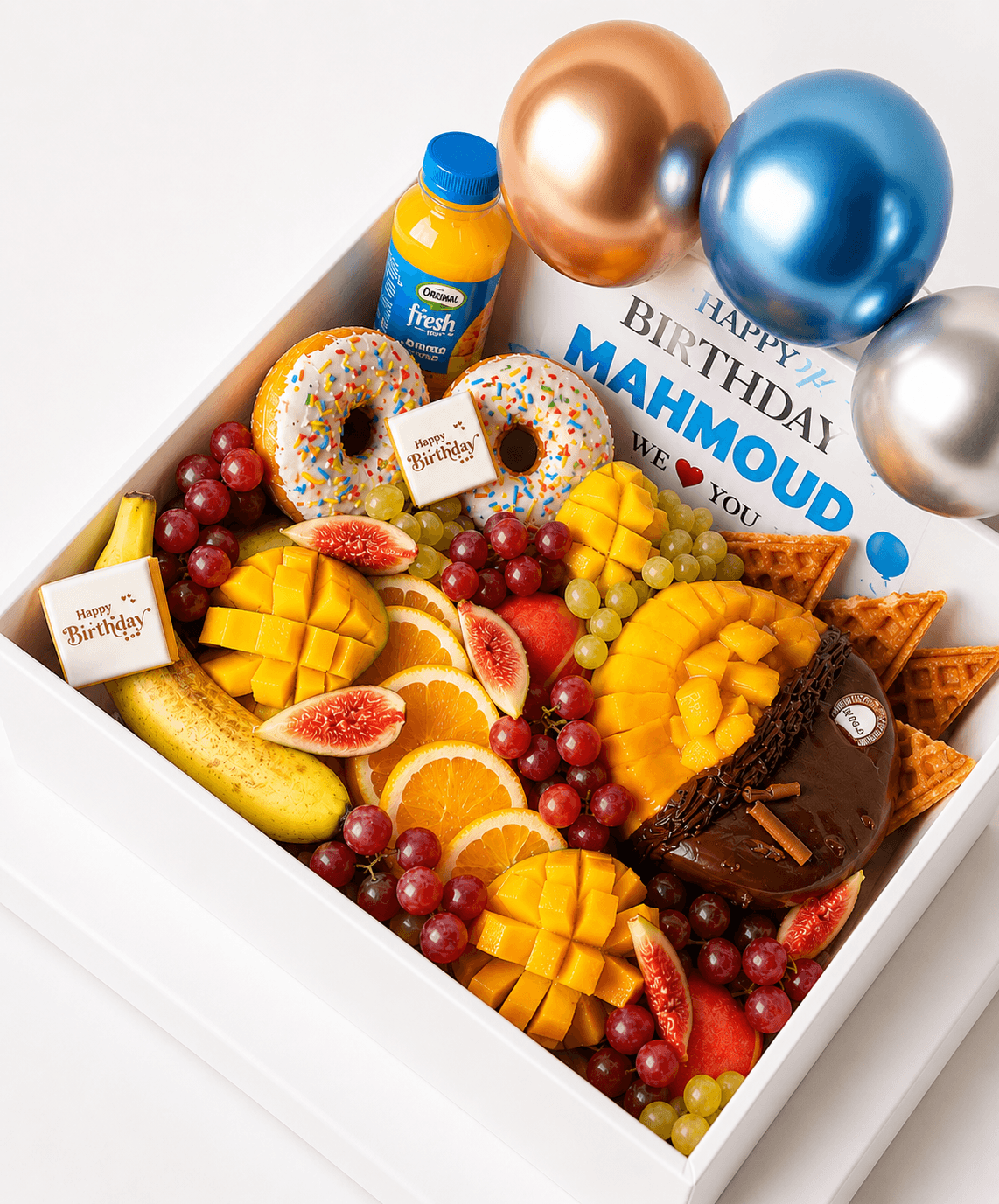 Royal Fruit and Cake Tray