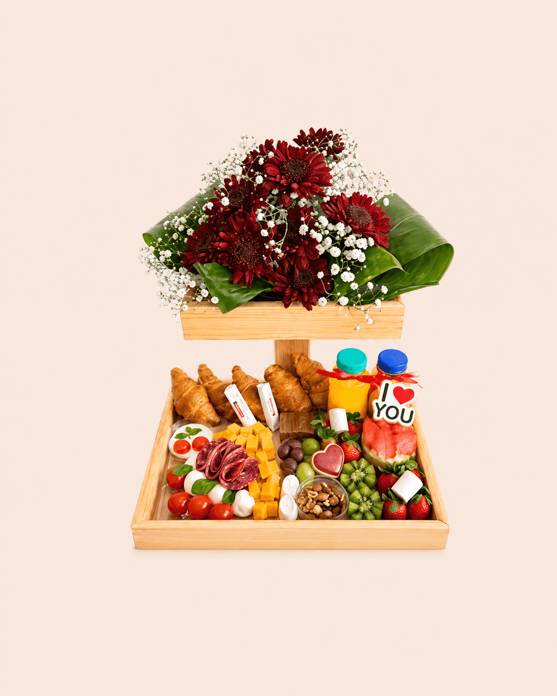 Couple Romatic  Breakfast Tray