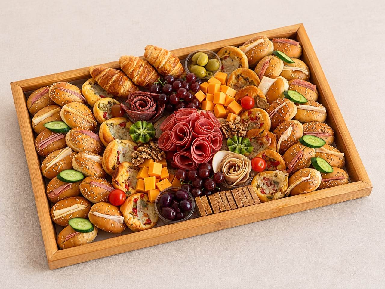 Corporate Breakfast Catering Tray - 8 Person