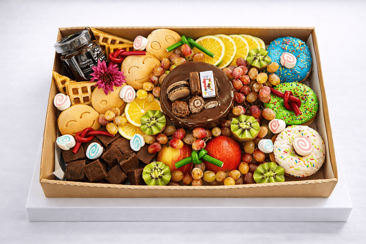 Dessert Box with a cake