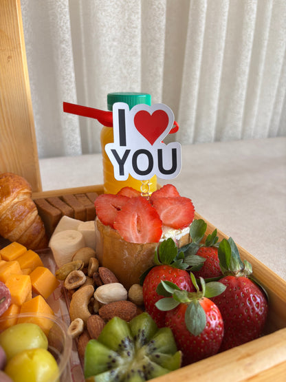 Romantic Breakfast with Flowers