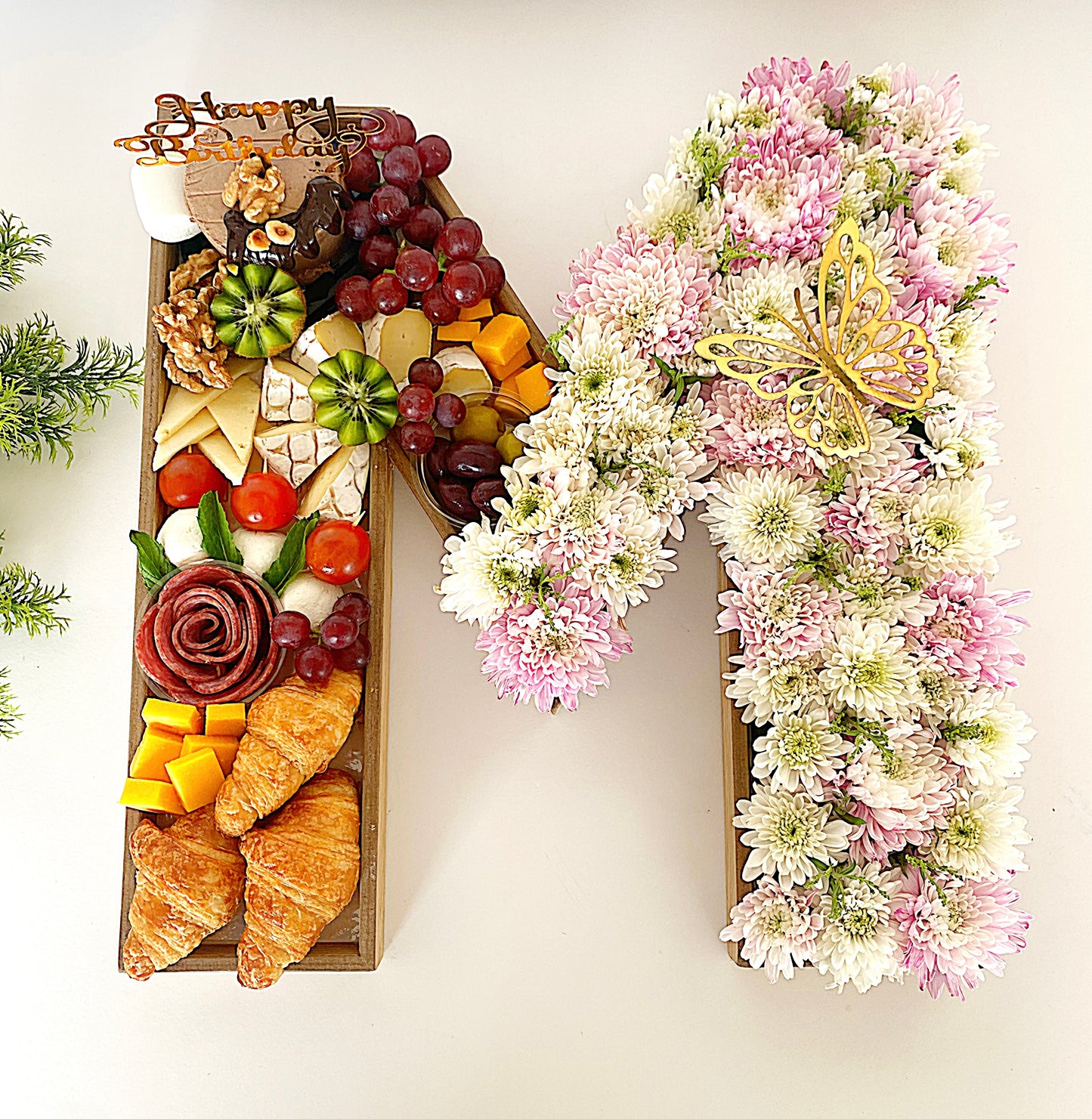 Letterlicious Floral Tray