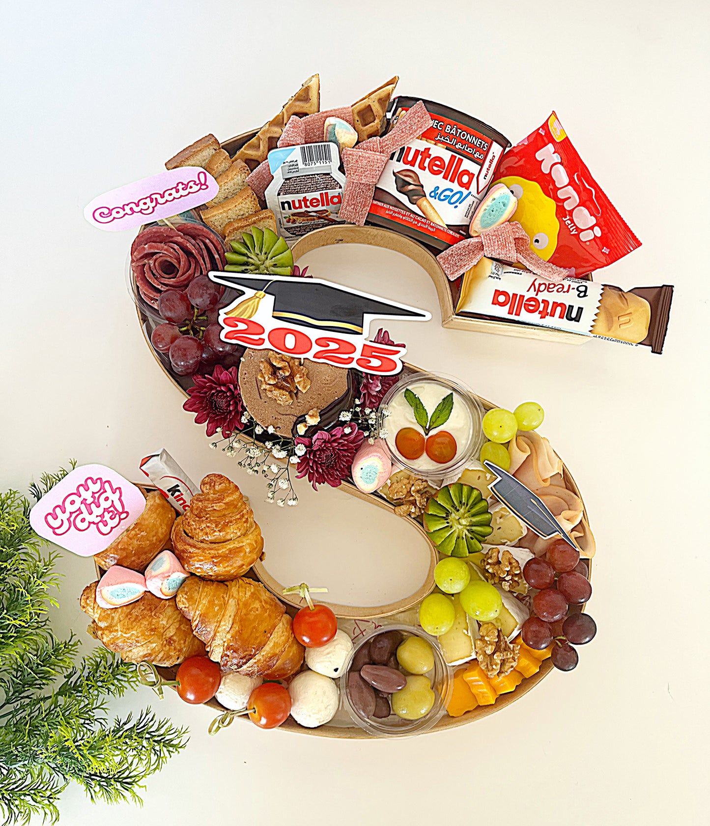 Letterlicious graduation tray