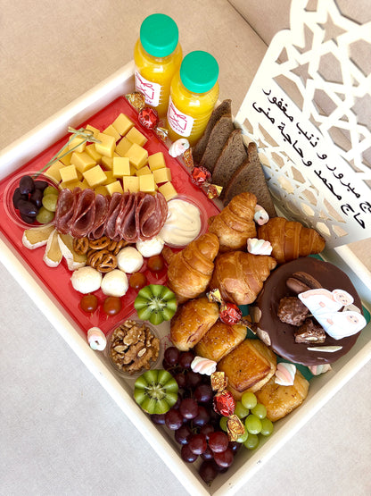 Haj Breakfast Gift for Two with Cake
