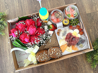 Floral Healthy Breakfast Box
