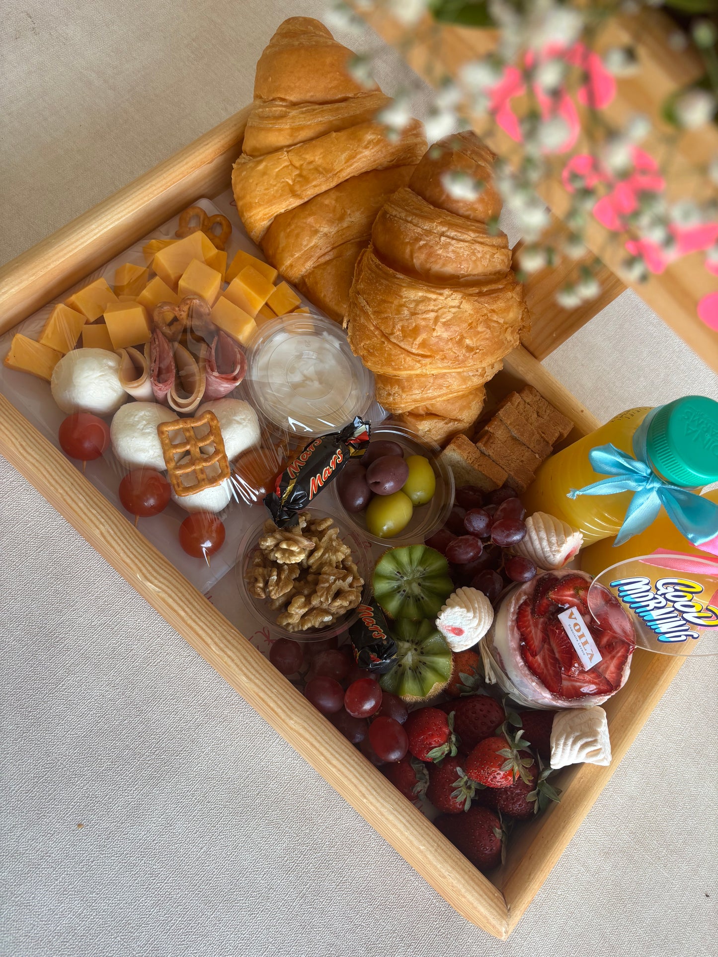 Couple Breakfast Tray