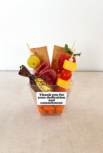 Premium corporate thank you snack box individual serving