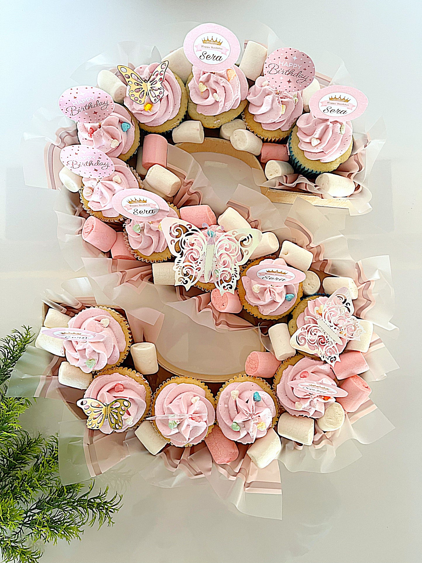 Letterlicious Cupcakes Tray