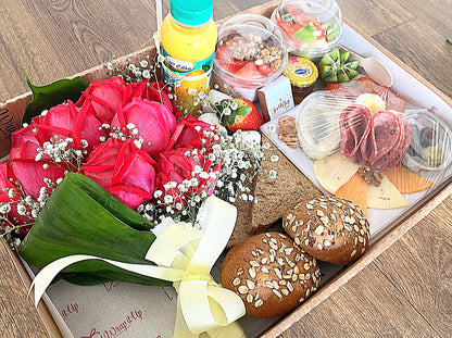 Floral Healthy Breakfast Box