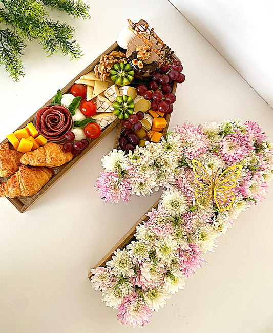 Letterlicious Floral Tray