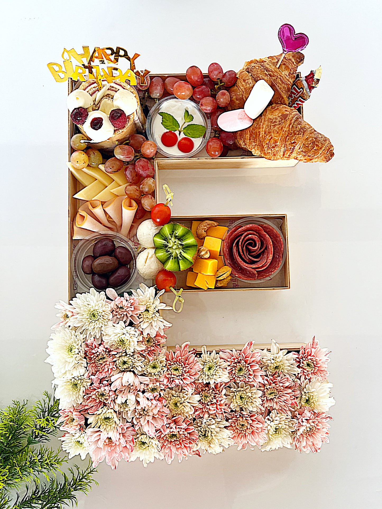 Letterlicious Floral Tray